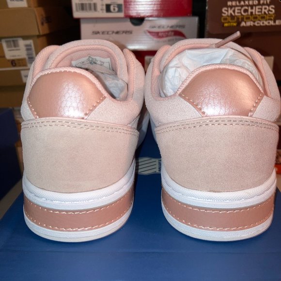 K-SWISS WOMEN COURT BLOCK PEACH SUEDE - SIZE 7 Med - NWT - Picture 3 of 16